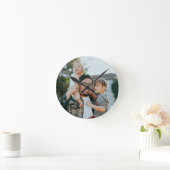 Personalisiertes Foto Runde Wanduhr (Zuhause)