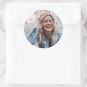 Personalisiertes Foto Runder Aufkleber (Tasche)