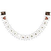 Personalisiertes Foto Rustikale Herbsthochzeit Wimpelkette (Alle)