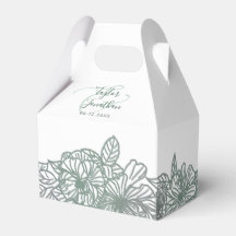 Personalisiertes Foto Sage Green Blume Nice Weddin