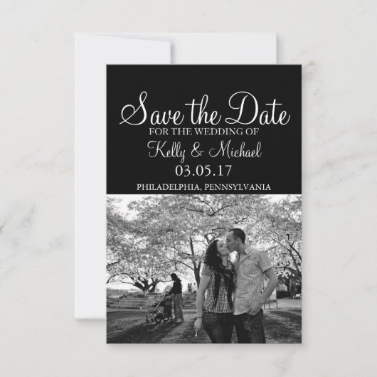 Personalisiertes Foto Save the Date (Vorderseite)