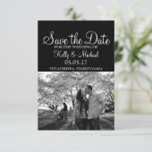 Personalisiertes Foto Save the Date (Stehend Vorderseite)