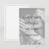 Personalisiertes Foto Save the Date (Vorne/Hinten)