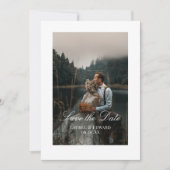 Personalisiertes Foto Save the Date Flachkarte (Vorderseite)