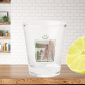 Personalisiertes Foto-Schiebeglas | Monogramm Wr. Schnapsglas