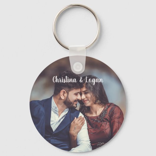 Personalisiertes Foto Schlüsselanhänger (Vorderseite)