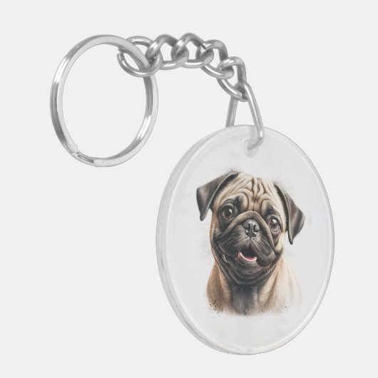 Personalisiertes Foto Schlüsselanhänger (Vorderseite links)