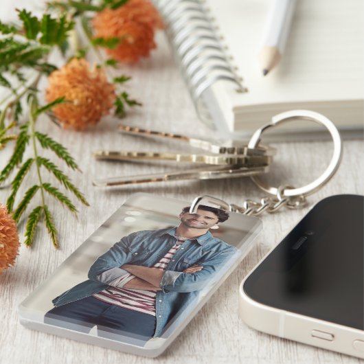 Personalisiertes Foto Schlüsselanhänger (Vorderseite rechts)