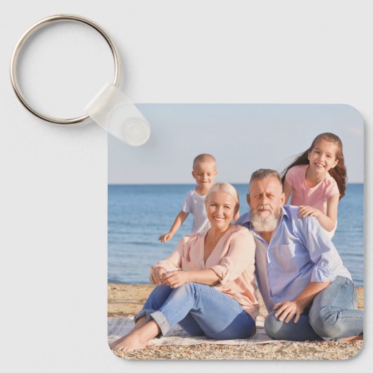 Personalisiertes Foto Schlüsselanhänger (Vorderseite)