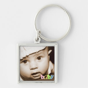 Personalisiertes Foto-Schlüsselanhänger "Baby" in Schlüsselanhänger