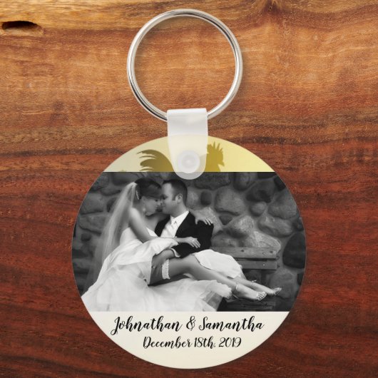 Personalisiertes Foto Schlüsselanhänger der Sonnta (Vorderseite)