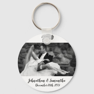 Personalisiertes Foto Schlüsselkette Boho Buffalo Schlüsselanhänger