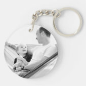 Personalisiertes Foto-Schlüsselkette Schlüsselanhänger (Rückseite)