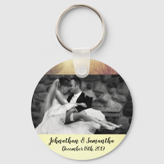 Personalisiertes Foto Schlüsselketten - Wegweiser Schlüsselanhänger (Vorderseite)