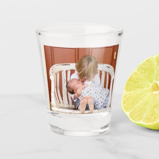 Personalisiertes Foto Schnapsglas (Vorderseite)