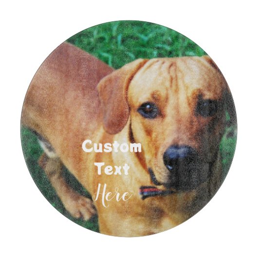 Personalisiertes Foto Schneidebrett (Vorderseite)