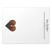 Personalisiertes Foto Schreibtisch Notizblock (Vorderseite)