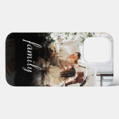 Personalisiertes Foto Schwarz Abstrakt Case-Mate iPhone Hülle (Rückseite (Horizontal))