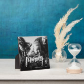 Personalisiertes Foto Schwarzes Abstraktes Overlay Fotoplatte (InSitu)