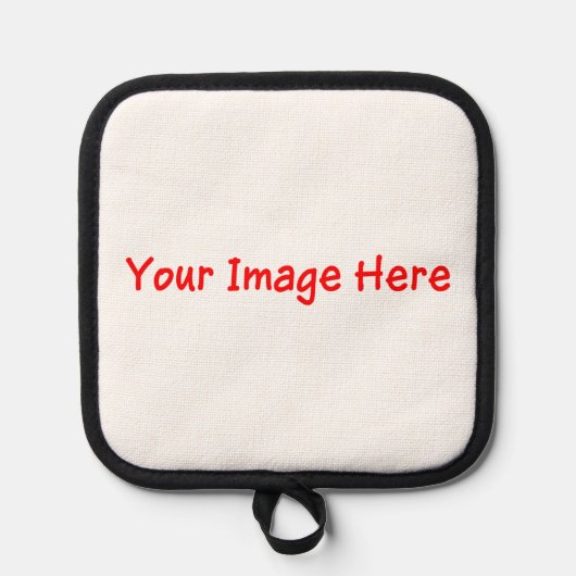 Personalisiertes Foto Selfie Oven Mitt & Pot Holde Topflappen (Vorderseite)