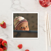 Personalisiertes Foto Serviette (Beispiel)