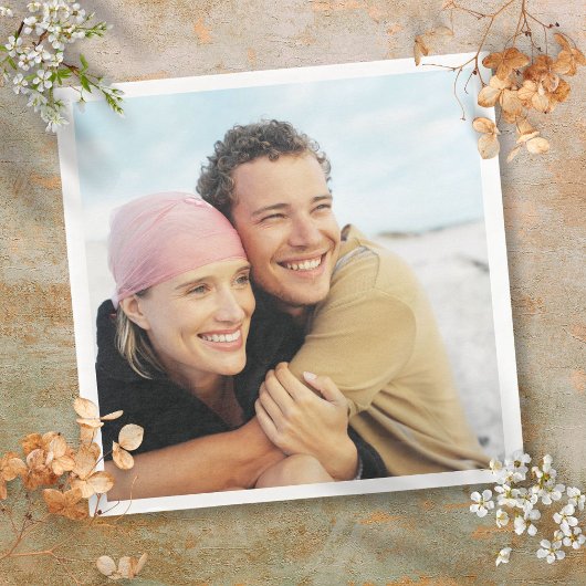 Personalisiertes Foto Serviette