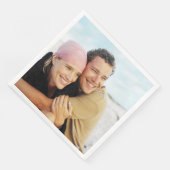 Personalisiertes Foto Serviette (Ecke)