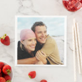 Personalisiertes Foto Serviette (Beispiel)