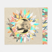 Personalisiertes Foto-Sonnenrahmenblanket individu Fleecedecke (Vorderseite (Horizontal))