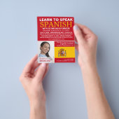 Personalisiertes Foto, Spanischkurs Flyer (Gruppe)