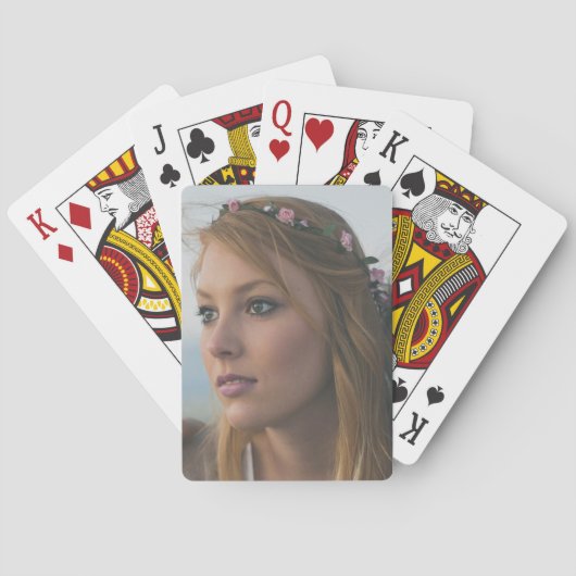 Personalisiertes Foto Spielkarten (Rückseite)
