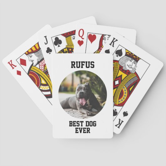 Personalisiertes Foto Spielkarten (Rückseite)
