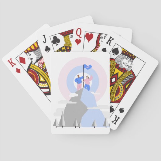 Personalisiertes Foto Spielkarten (Rückseite)