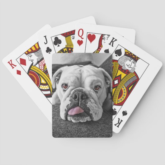 Personalisiertes Foto Spielkarten (Rückseite)