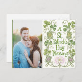 Personalisiertes Foto St. Patricks Tag Postkarten (Vorne/Hinten)