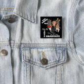 Personalisiertes Foto, stolze Mama eines Absolvent Button (Beispiel)