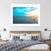 Personalisiertes Foto Stretched Canvas Print Leinwanddruck (Insitu (Schlafzimmer))