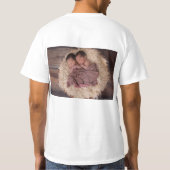 Personalisiertes Foto T-Shirt (Rückseite)
