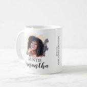 Personalisiertes Foto Tante Kaffeetasse (Vorderseite Links)