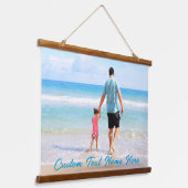 Personalisiertes Foto-Tapestyle mit benutzerdefini Wandteppich Mit Holzrahmen (Gewinkelt)