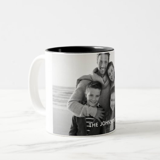 Personalisiertes Foto Tasse Geschenk (Vorderseite Links)