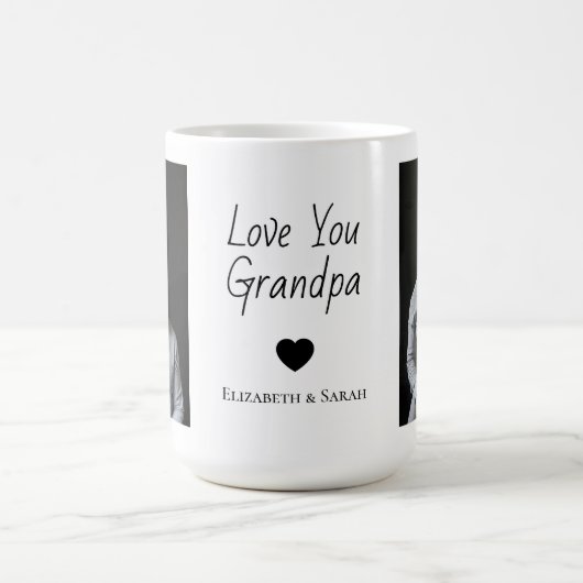 Personalisiertes Foto Tasse - Liebe Opa (Mittel)