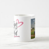 Personalisiertes Foto Tasse "Mein Herz steht auf d (Mittel)