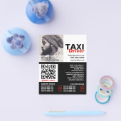 Personalisiertes Foto, Taxifahrer - Preisliste Flyer (Einzeln)