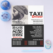 Personalisiertes Foto, Taxifahrer - Preisliste Flyer (Einzeln)