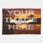 Personalisiertes Foto Teetuch Geschirrtuch (Horizontal)