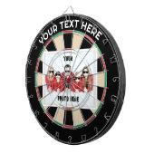 Personalisiertes Foto/Text Traditionell Dartscheibe (Vorderseite rechts)