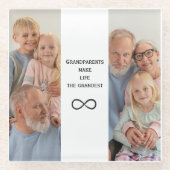 Personalisiertes Foto & Text Untersetzer für Große (Vorderseite)