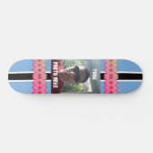 Personalisiertes Foto/Textüberschriftsstreifen Skateboard (Horizontal)