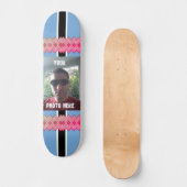 Personalisiertes Foto/Textüberschriftsstreifen Skateboard (Vorderseite)